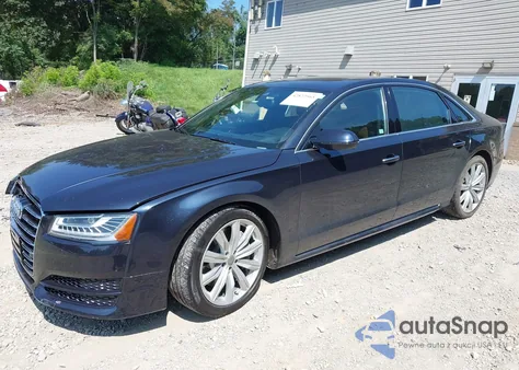 2017 Audi A8 L 3.0T из США, поврежденный, VIN WAU44AFD9HN014383